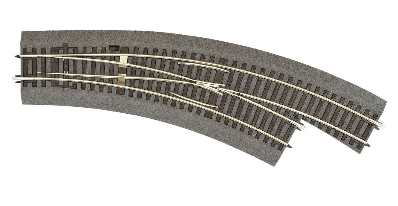 Roco 42573 Bogenweiche rechts BWr3/4 419,6 mm 1:87 Spur H0