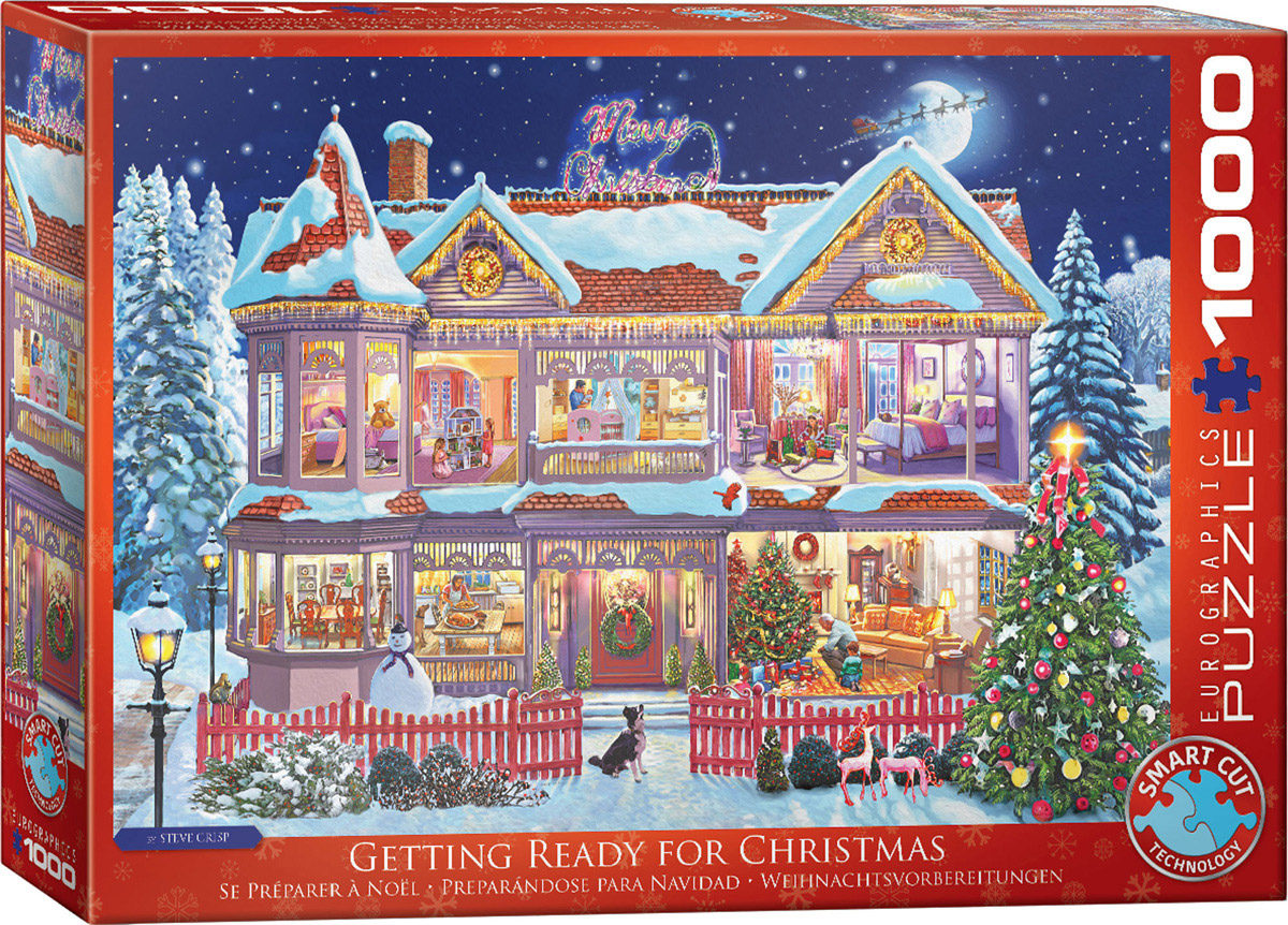 EUROGRAPHICS 6000-0973 Weihnachtsvorbereitungen 1000 Teile Puzzle NEU OVP