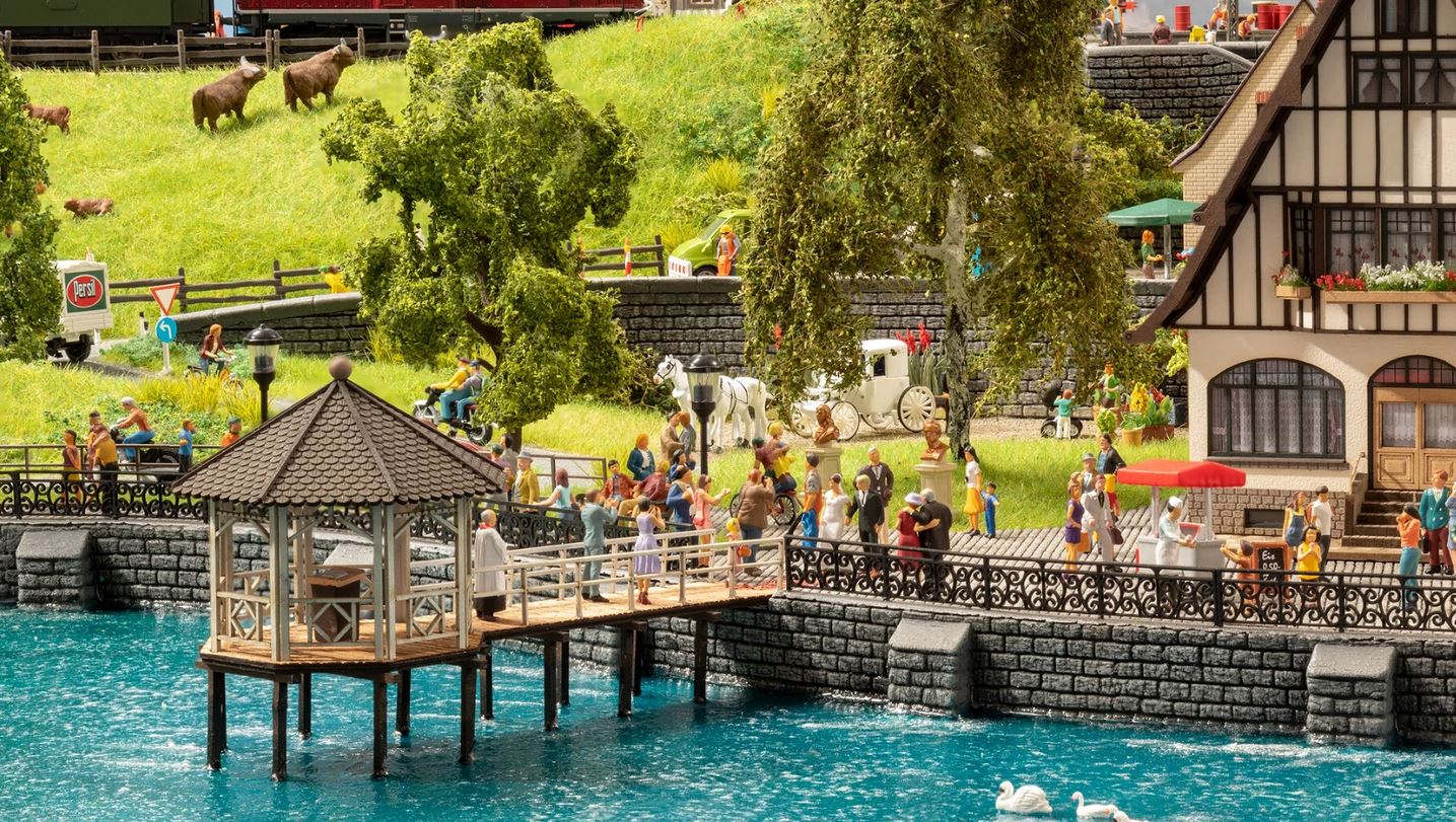 Noch 14619 Event-Pavillon Fischersteg 1:160 Spur N Neu OVP