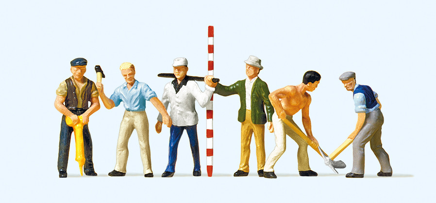 Preiser 10030 Arbeiter 1:87 Spur H0 Neu OVP Figuren