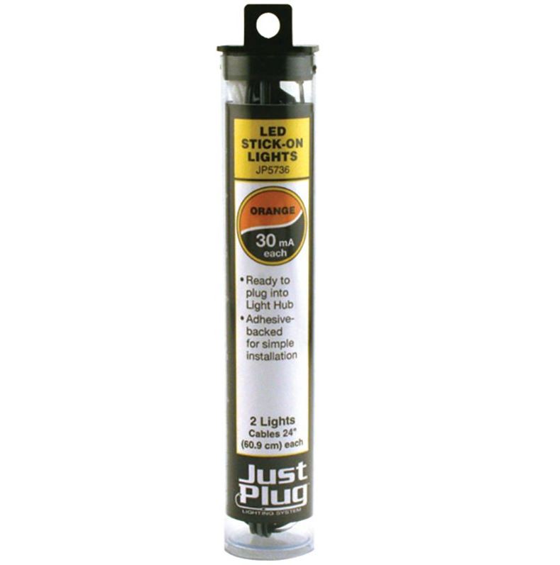 Woodland Scenics JP5736 Orange Stick-on LED Lights - Neu - OVP