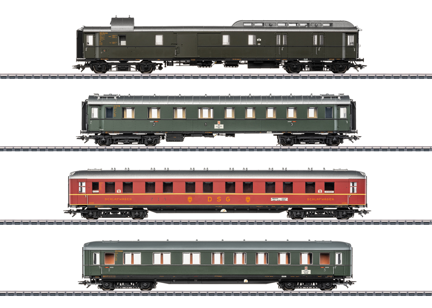 Märklin 42491 Schnellzug-Set 1 D74 DB