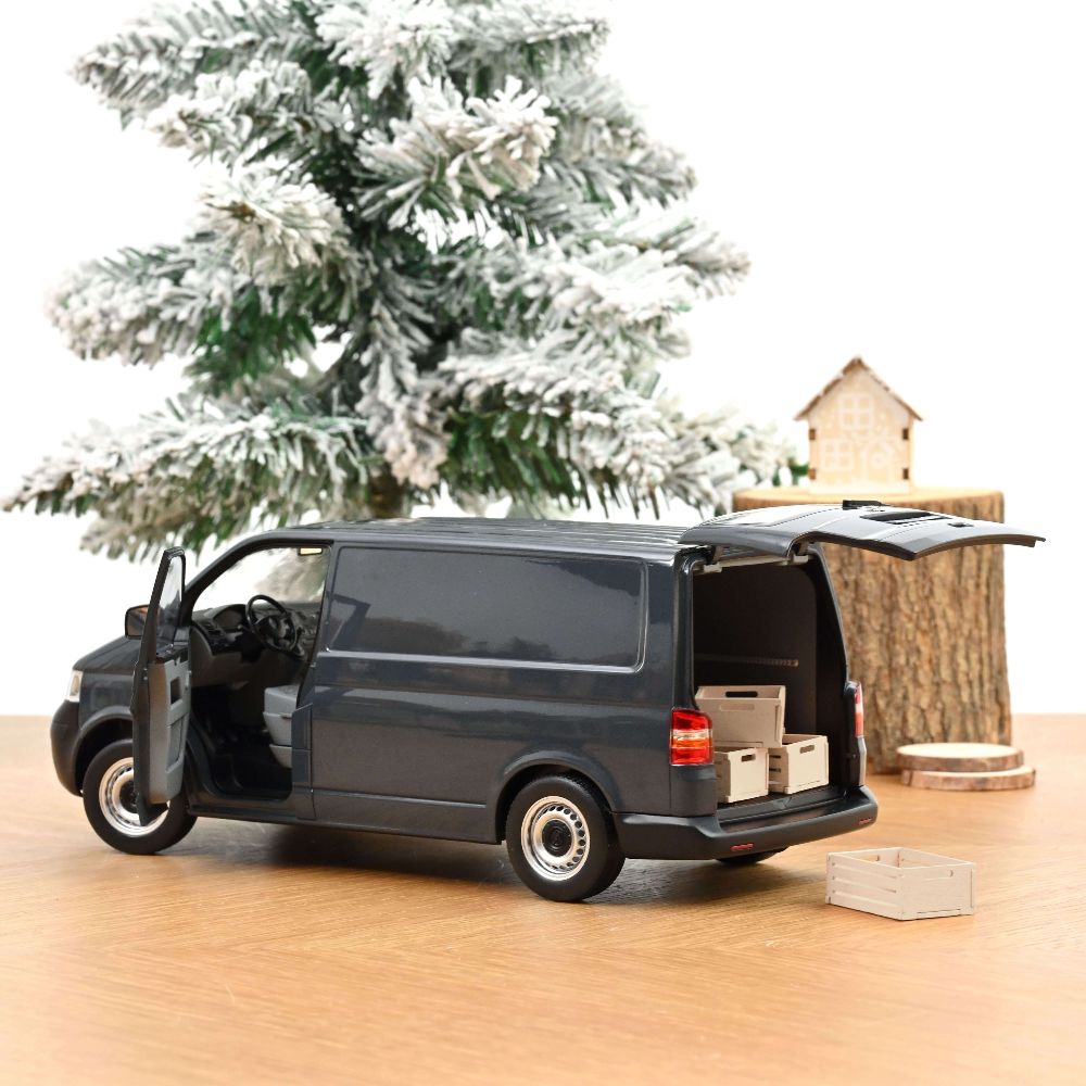 Norev 188616 VW Transporter 2003 Anthrazitgrau 1:18 Standmodell