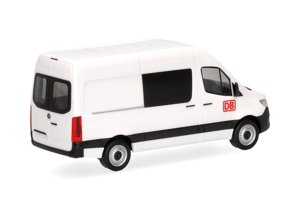 Herpa 098724 MB Sprinter '18 Halbbus Hochdach "DB" 1:87 Spur H0