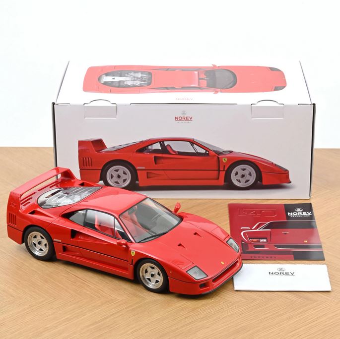 Norev 127902 Ferrari F40 1987 Red 1:12 (Reprod 2026)