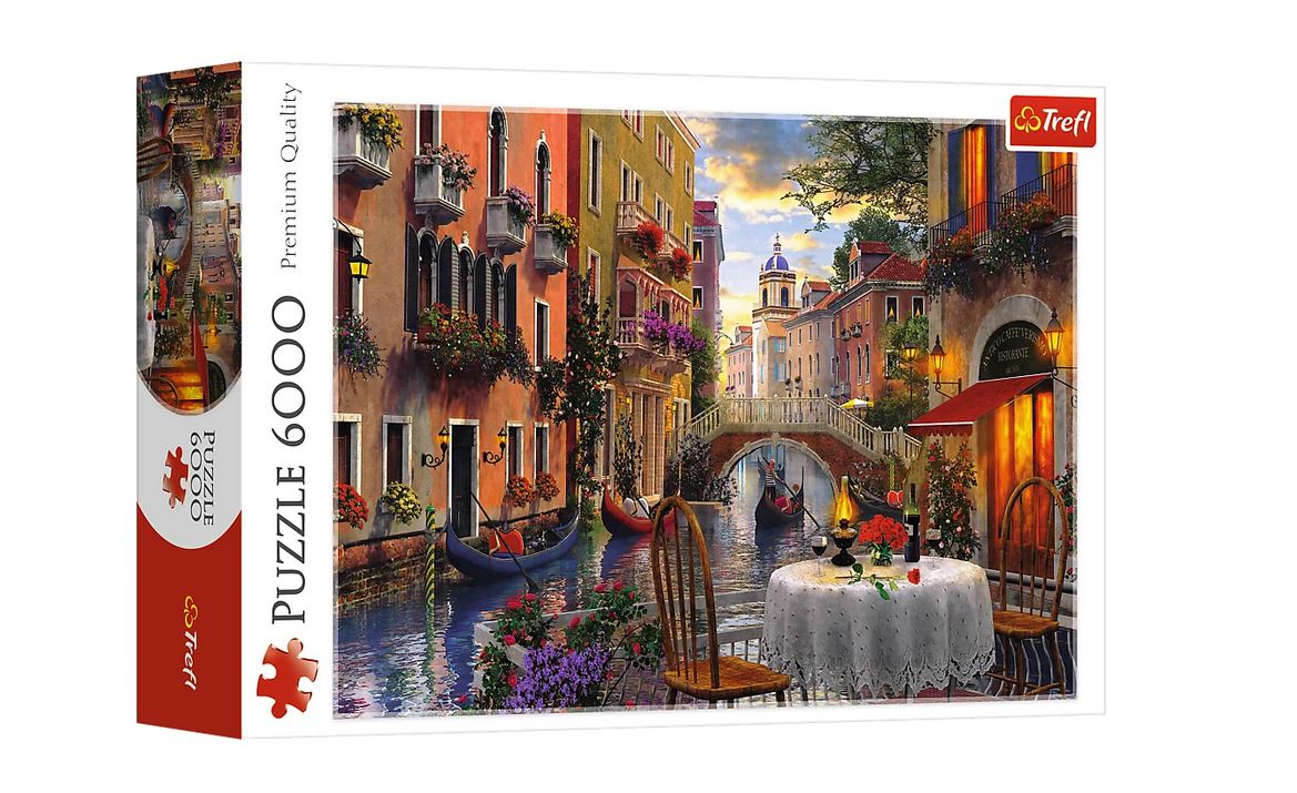 Trefl 65003 Abendessen in Venedig 6000 Teile Puzzle Neu OVP
