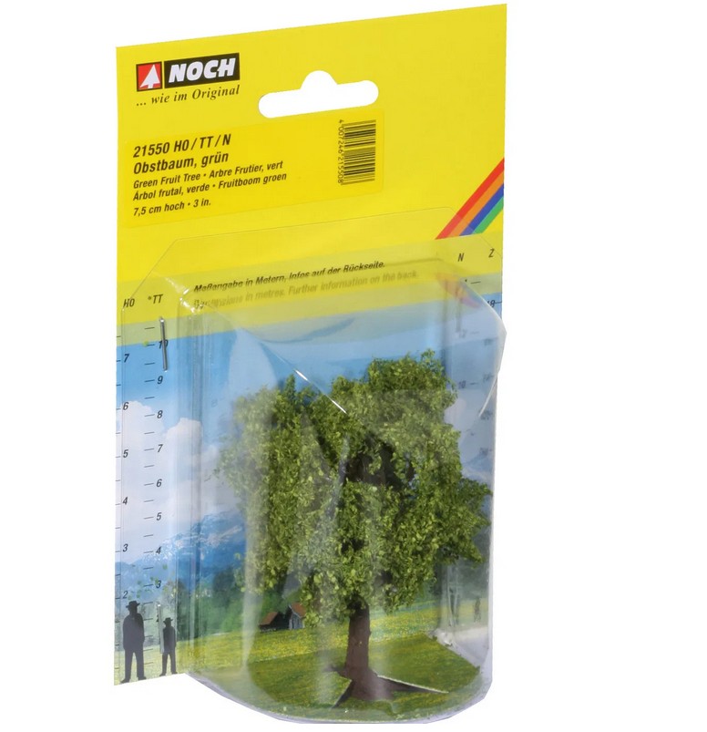 Noch 21550 Obstbaum grün 7,5 cm hoch Spur H0/TT/N NEU OVP