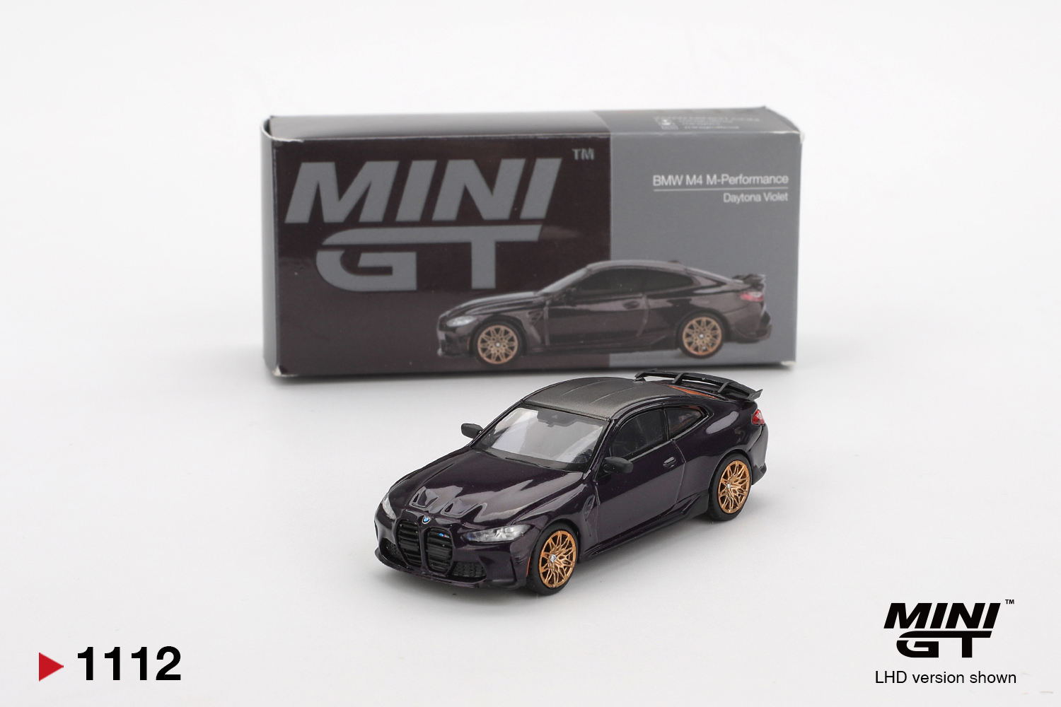 Mini GT 1112 BMW M4 (G82) Performance Daytona Violet 2021 1:64