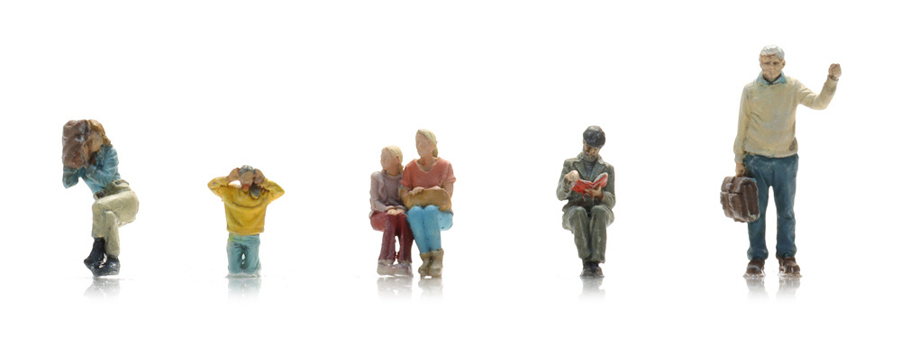 Artitec 5870118 Buspassagiere 1:87 Spur H0 Neu OVP Figuren