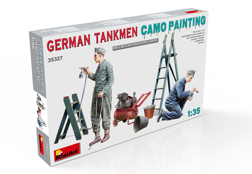 MiniArt 35327 Deutsche Panzerfahrer Lackierer 1:35 Bausatz Neu