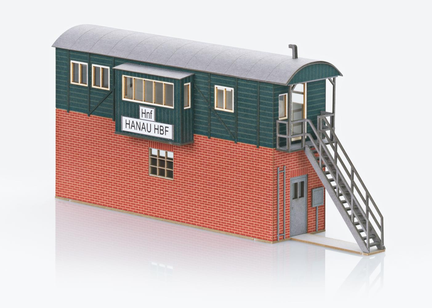 Trix 66338 Behelfsstellwerk Hanau 1:160 Spur N Bausatz Neu OVP