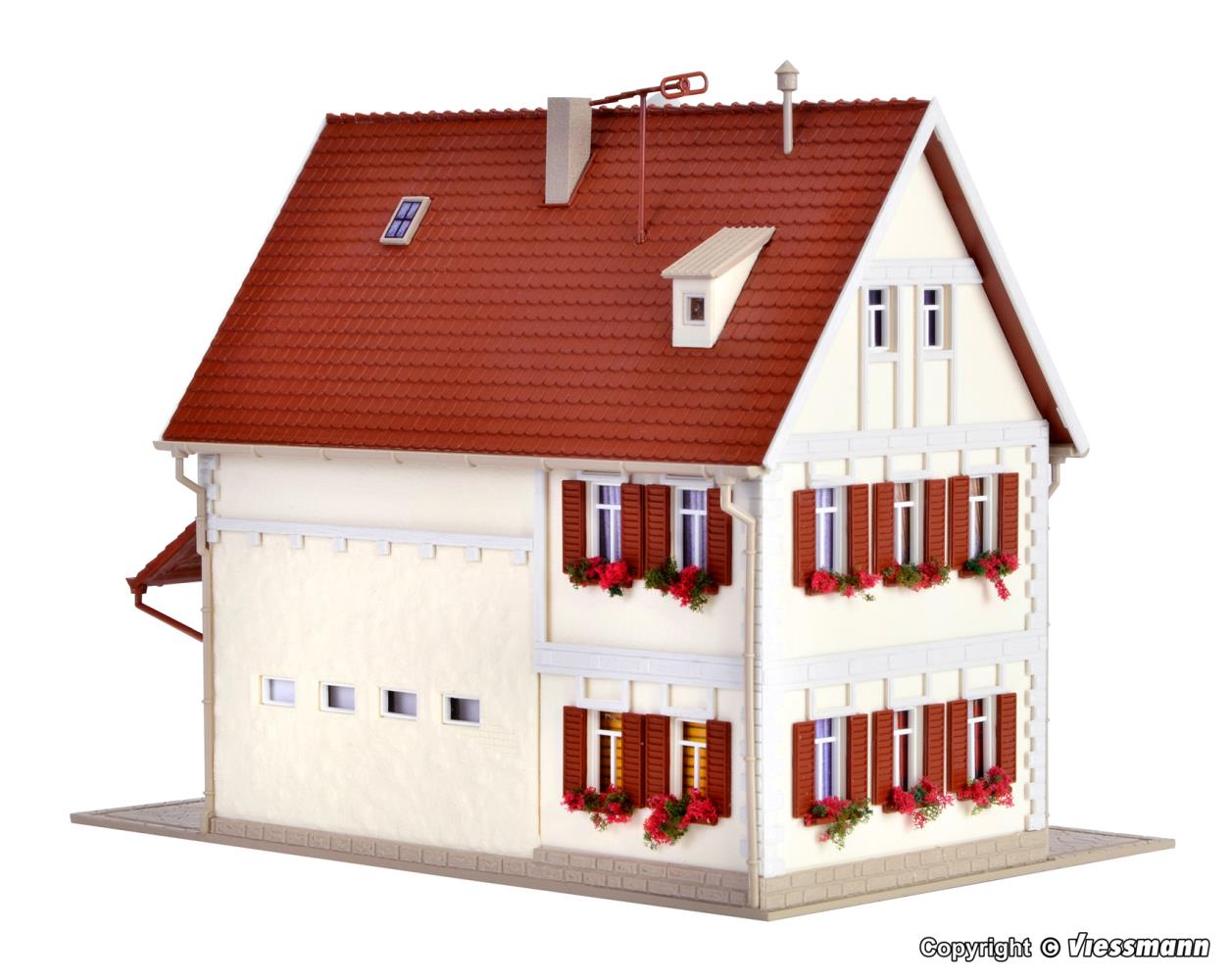 Vollmer 43633 Bäckerei Lang mit Inneneinrichtung 1:87 Spur H0 Neu