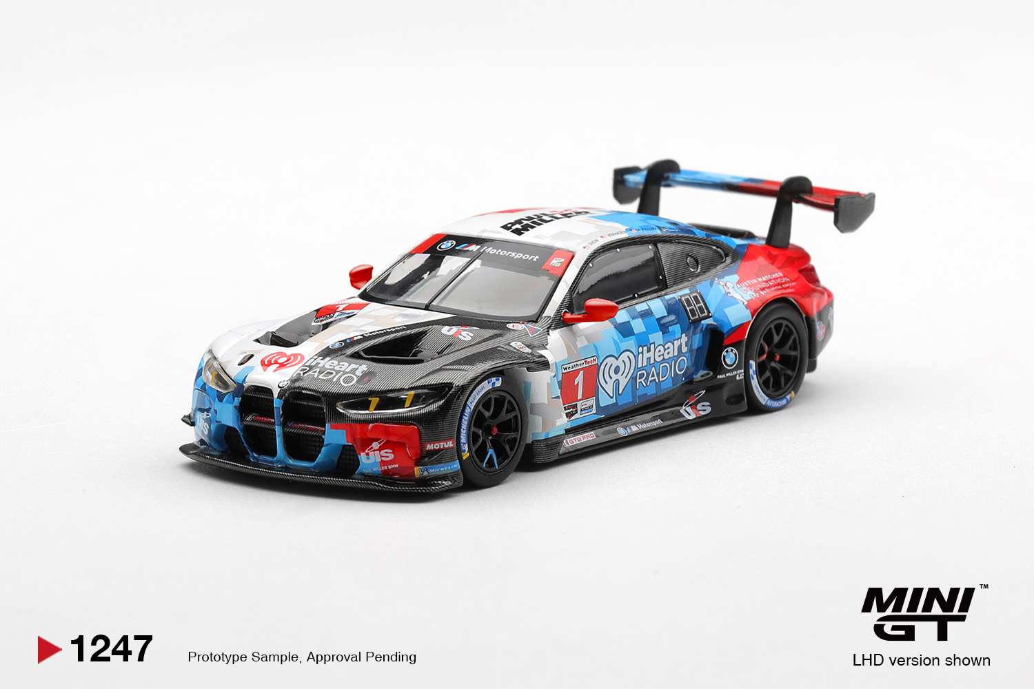 Mini GT 1247 1:64 BMW M4 GT3 EVO #1 PAUL MILLER RACING DAYTONA 24 HRS