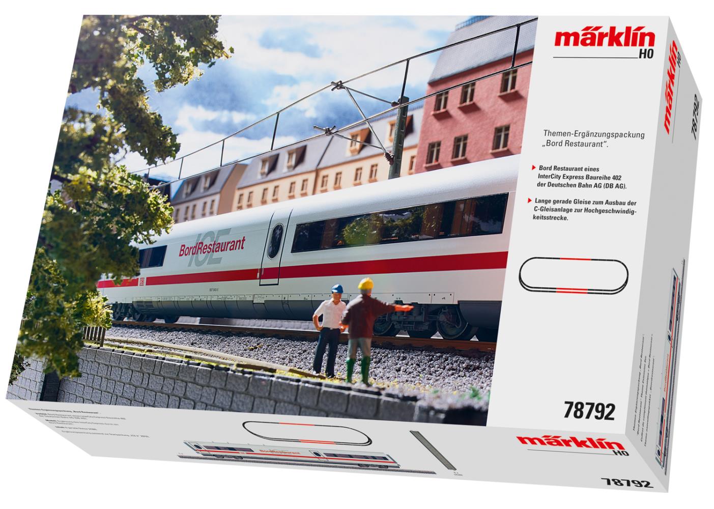 Märklin 78792 Themen-Ergänzungspackung Bord Restaurant Spur H0