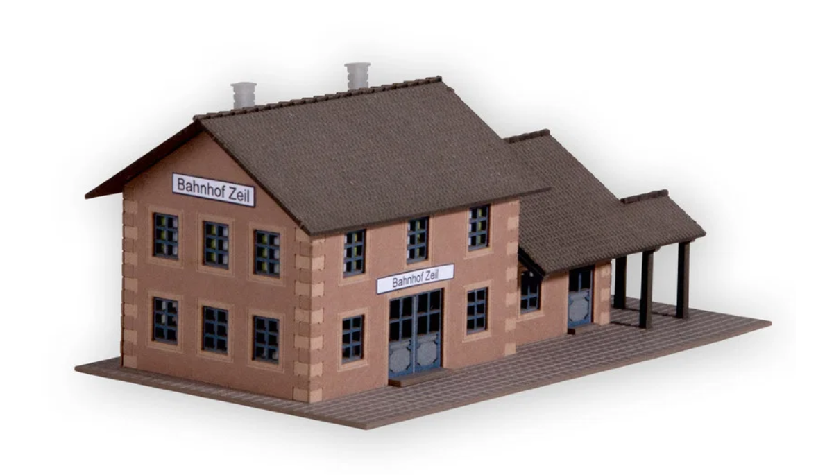 Noch 44305 Bahnhof “Zeil” 10,3x5,8 cm, 4,5 cm hoch 1:220 Spur Z