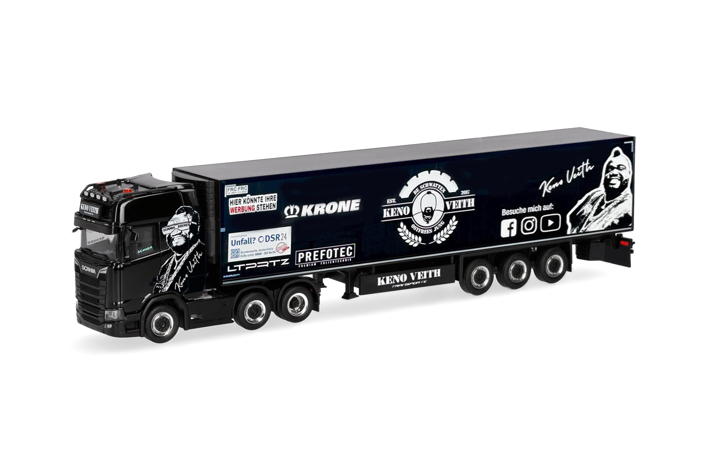 Herpa 322355 Scania CS 20 HD KüKoSz  Veith