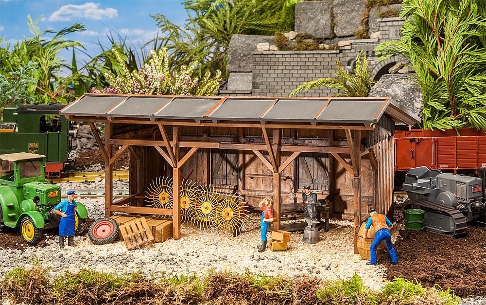 Pola 331088 Maschinenunterstand 1:22,5 Spur G Bausatz Neu OVP