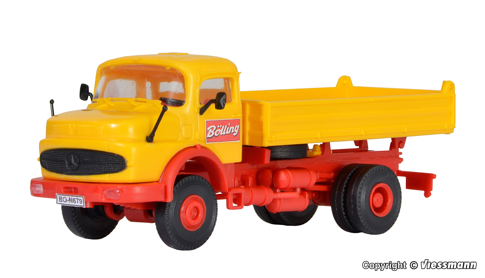 Kibri 14100 MB Rundhauber LAK 1620 m. Kipp-Pritsche 1:87 Spur H0