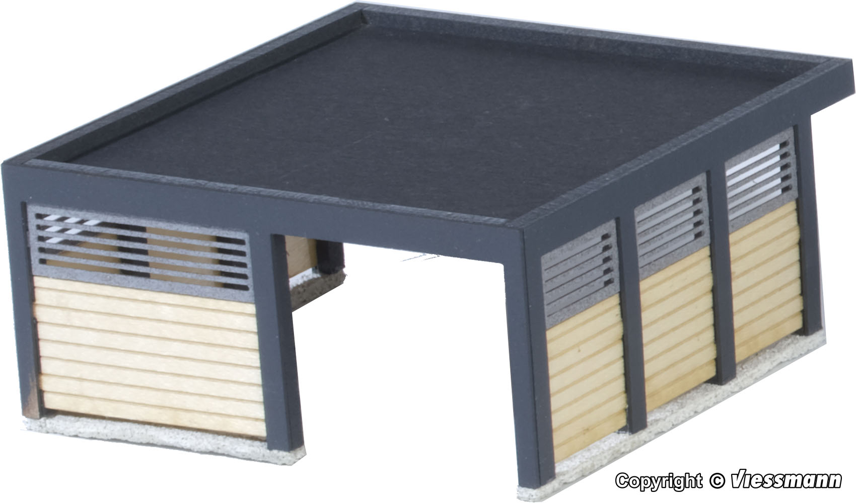 Kibri 38346 Carport - Polyplate 1:87 Spur H0 Bausatz NEU OVP