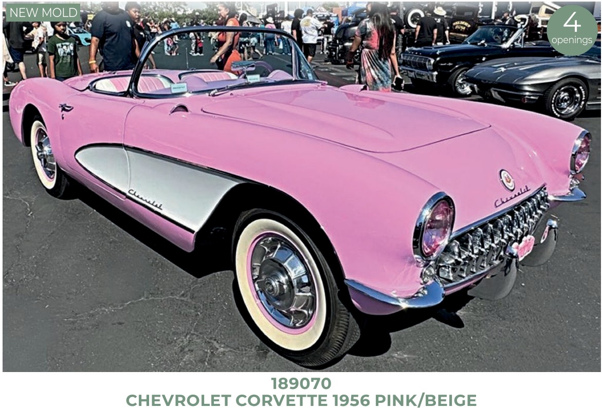 Norev 189070 Chevrolet Corvette 1956 Pink/Beige 1:18