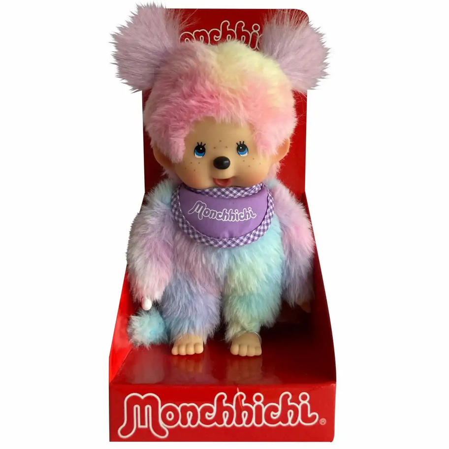 Monchhichi 242153 Plüschfigur Mädchen Batik-Style mehrfarbig 20 cm Stoff