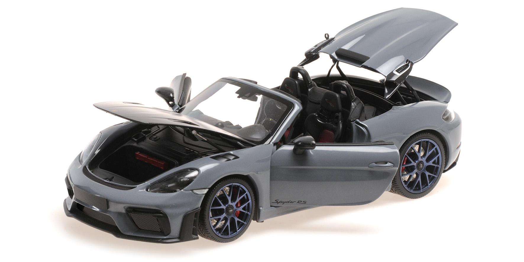 Minichamps 110063130 PORSCHE SPYDER RS 2024 GREY 1:18 Standmodell