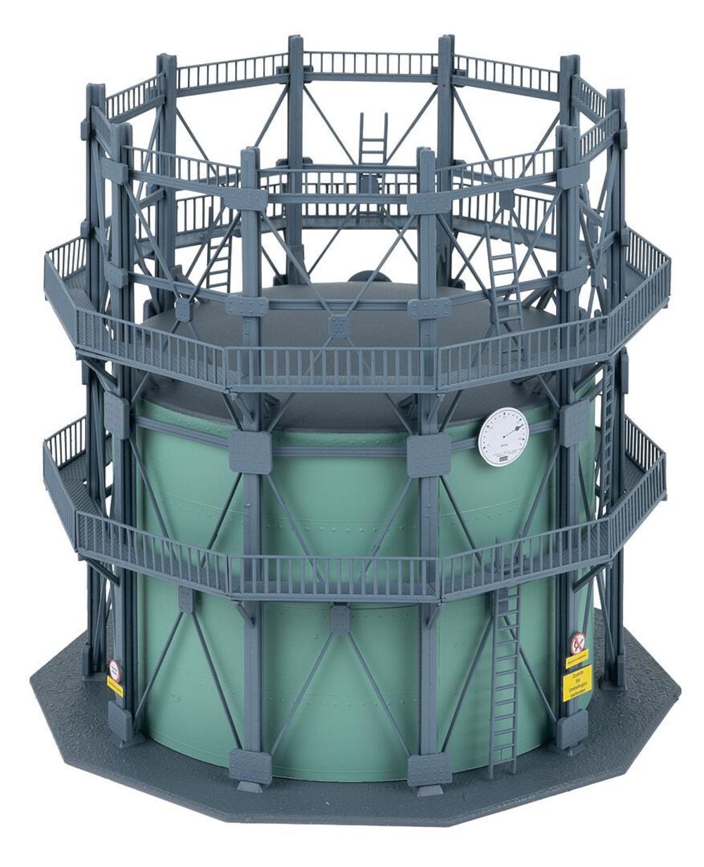 Faller 130157 Gasometer mit Rohrleitungen 1:87 Spur H0 Bausatz