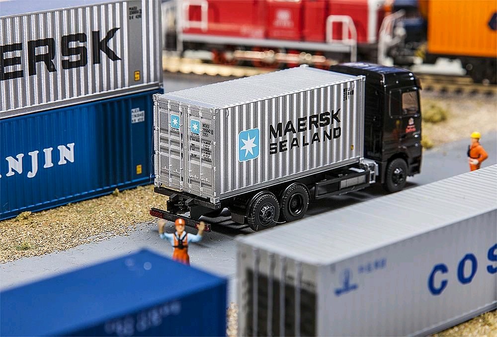 Faller 180823 20' Container MAERSK SEALAND 1:87 Spur H0 Neu OVP