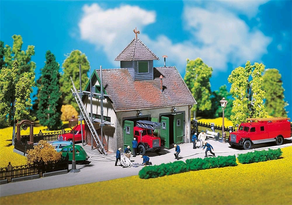 Faller 130268 Ländliches Feuerwehrhaus 1:87 Spur H0 Bausatz Neu OVP