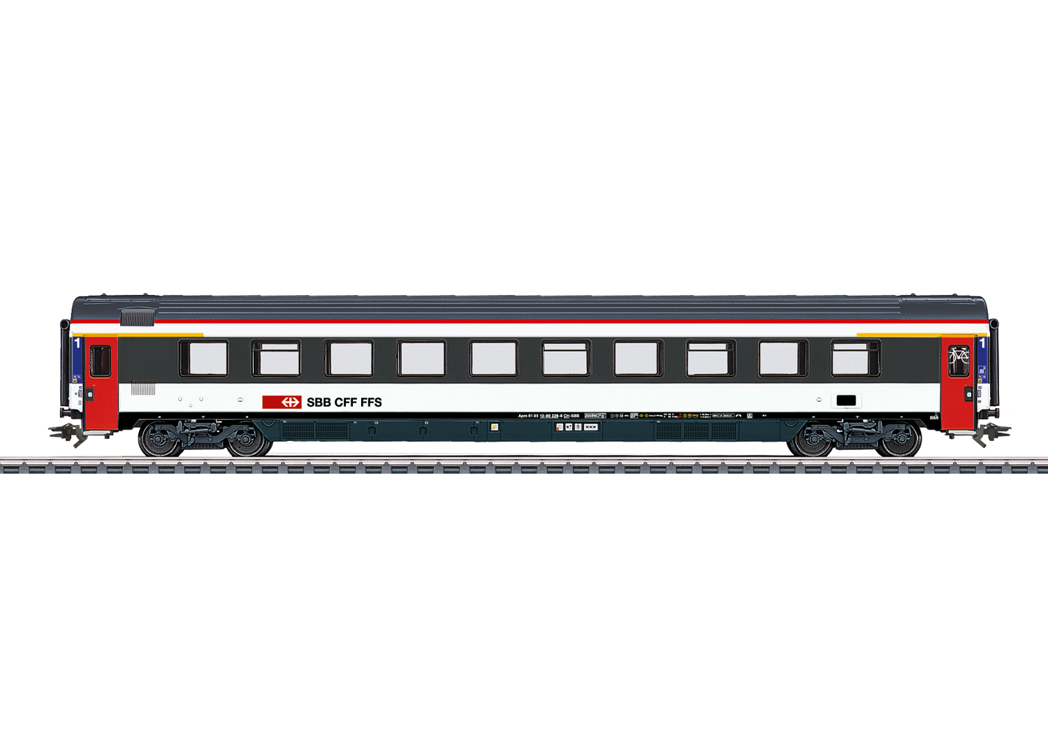 Märklin 43673 EuroCity-Schnellzw.Apm SBB