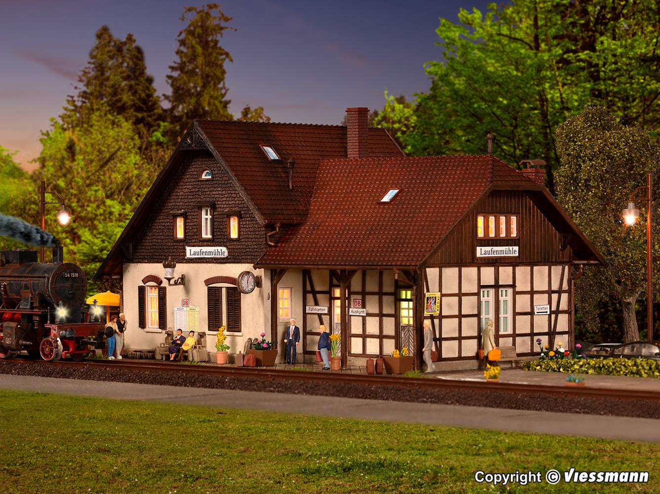 Vollmer 43518 Bahnhof Laufenmühle 1:87 Spur H0 Bausatz Neu OVP