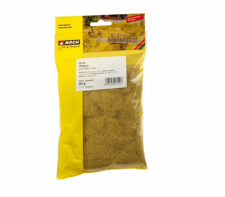 Noch 07119 Wildgras gold-gelb 9 mm 50 g Spur H0/TT/0 Neu OVP