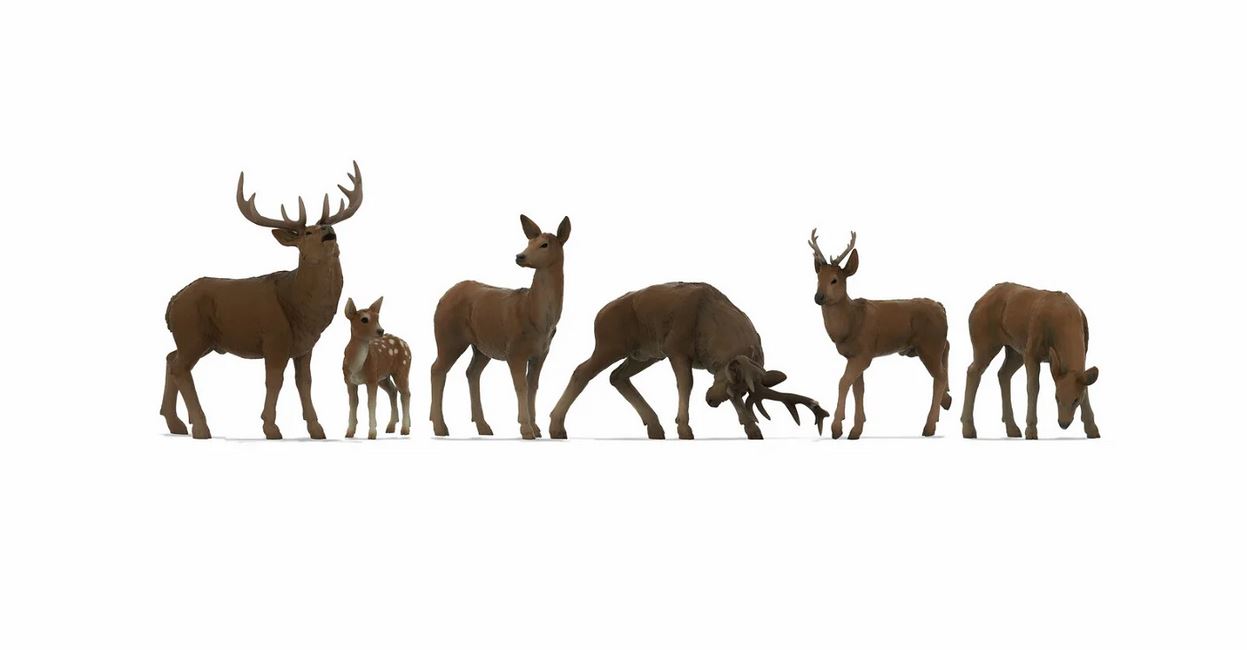 Noch 44541 Hirsche 1:220 Spur Z NEU OVP Tiere Figuren