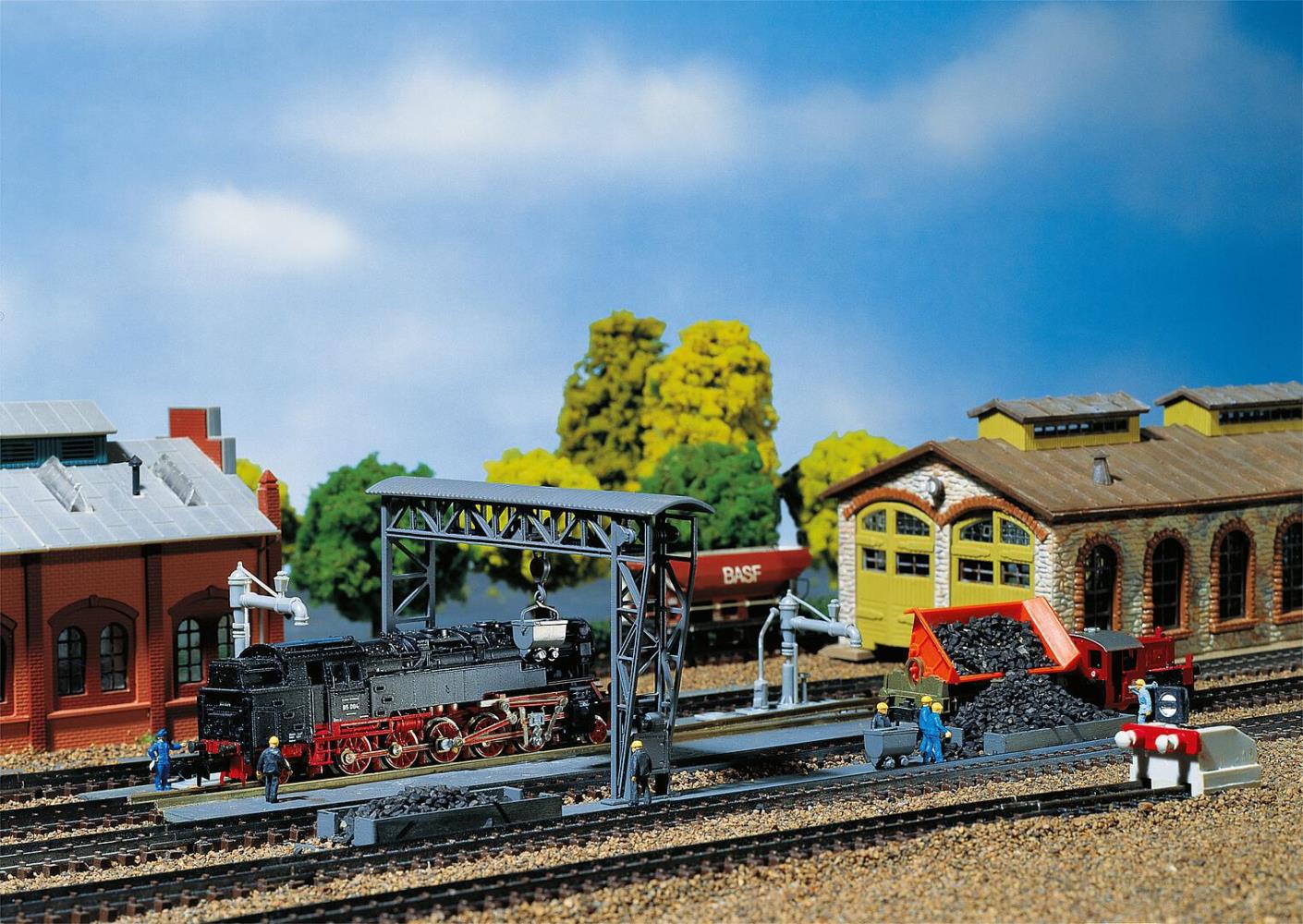 Faller 222149 Ausschlackanlage mit Bockkran 1:160 Spur N Bausatz