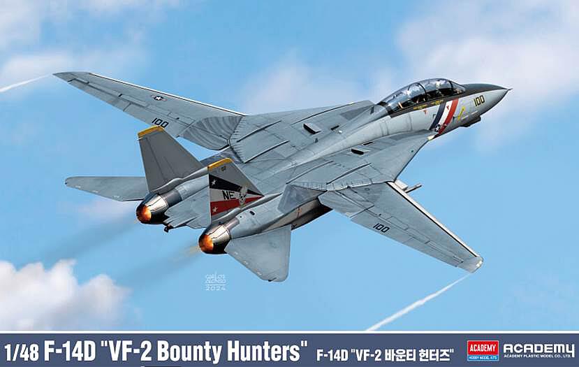 Academy 12370 F14D, VF-2 Bounty Hunters 1:48 Bausatz NEU OVP
