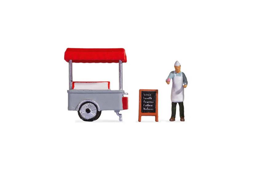 Noch 16504 Tiny-Scenes „Eiswagen“ 1:87 Spur H0 Neu OVP Figur