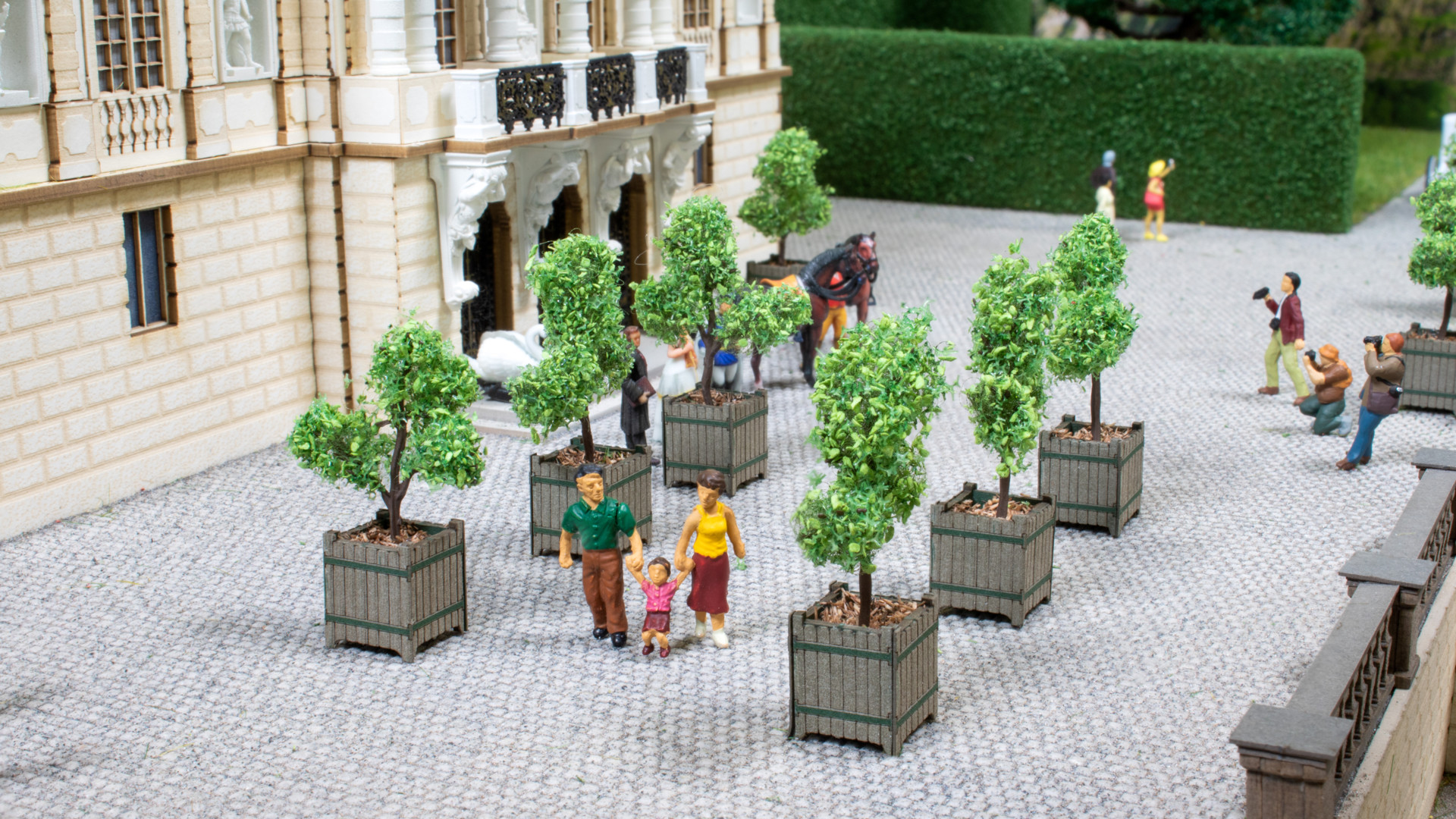 Noch 14013 Zierbäume in Kübeln 2 Stück 1:87 Spur H0 Neu OVP