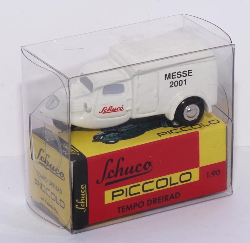 Schuco Piccolo Tempo Dreirad Messe 2001, 1:90, weiß, OVP
