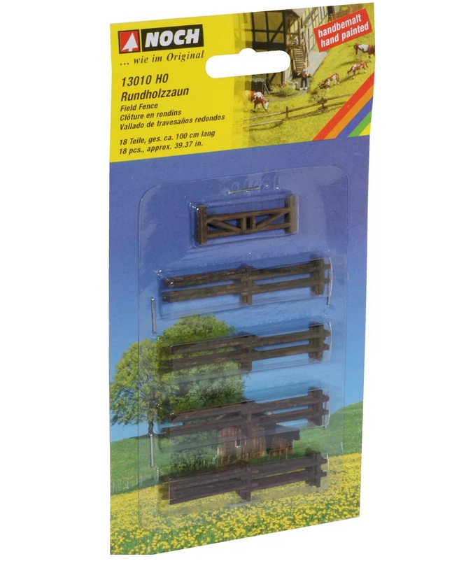 Noch 13010 Rundholzzaun 18 Teile 1,2 cm hoch 1:87 Spur H0 NEU