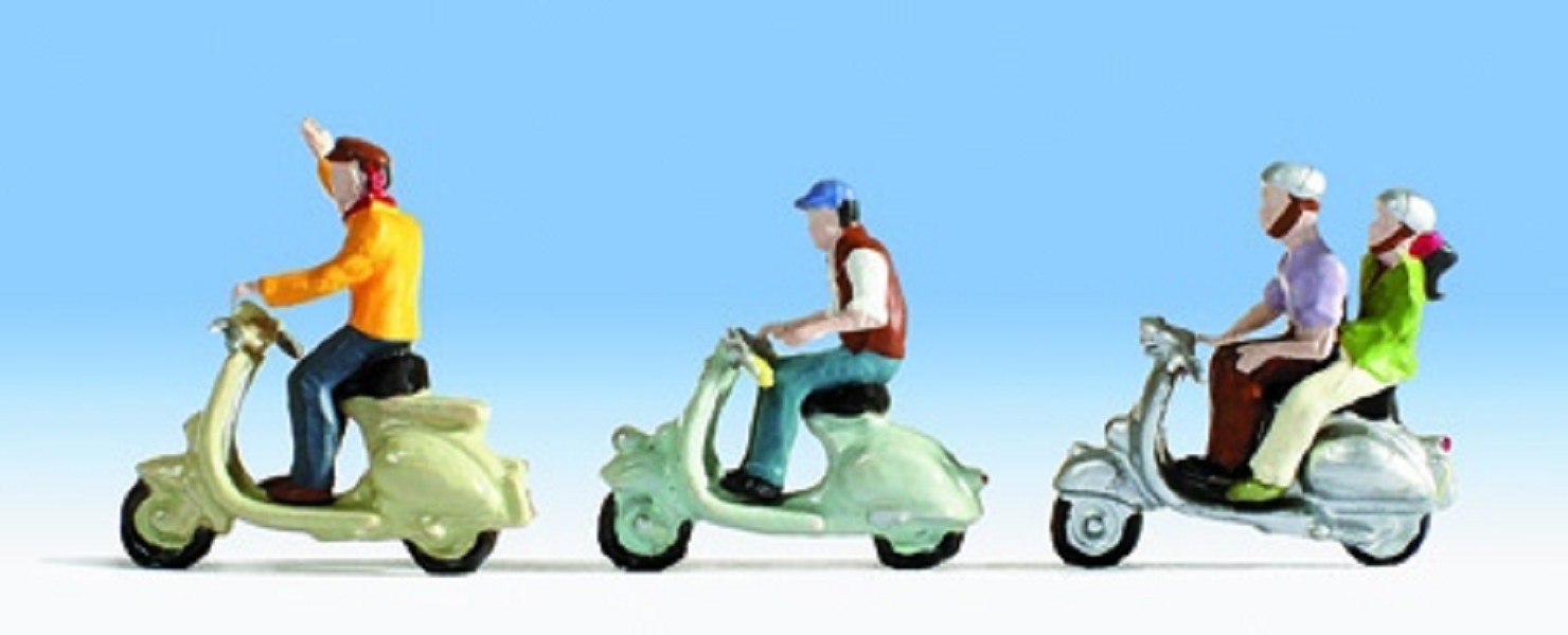 Noch 36910 Motorrollerfahrer  Spur N NEU OVP Figuren