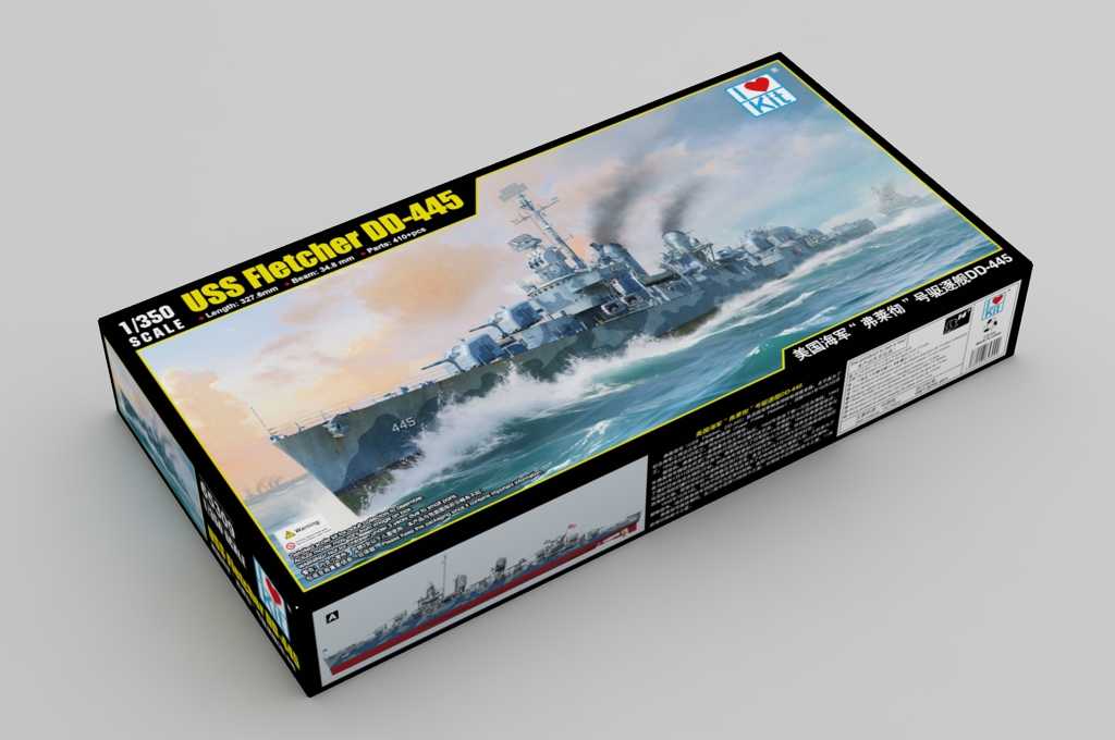 I LOVE KIT 65309 USS Fletcher DD-445 1:350 Modellbausatz NEU OVP
