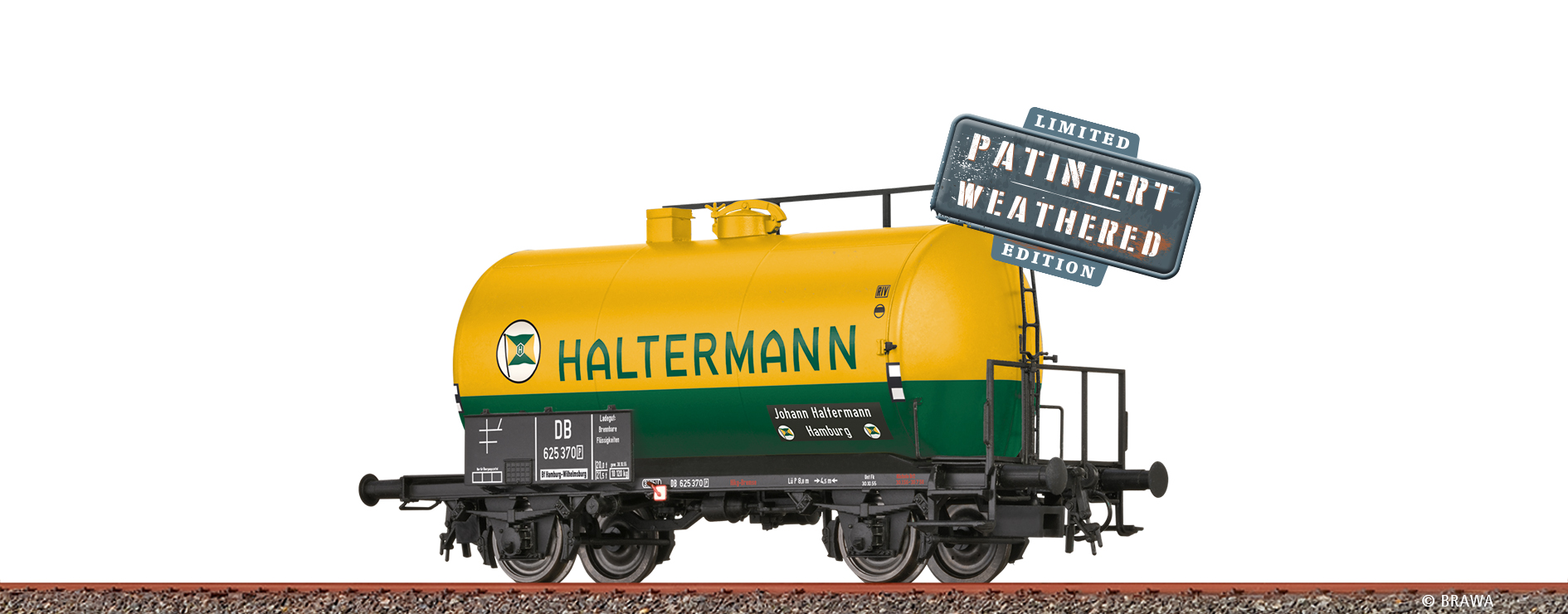 Brawa 50042 Kesselwagen Z [P] Haltermann DB 1:87 Spur H0 DC