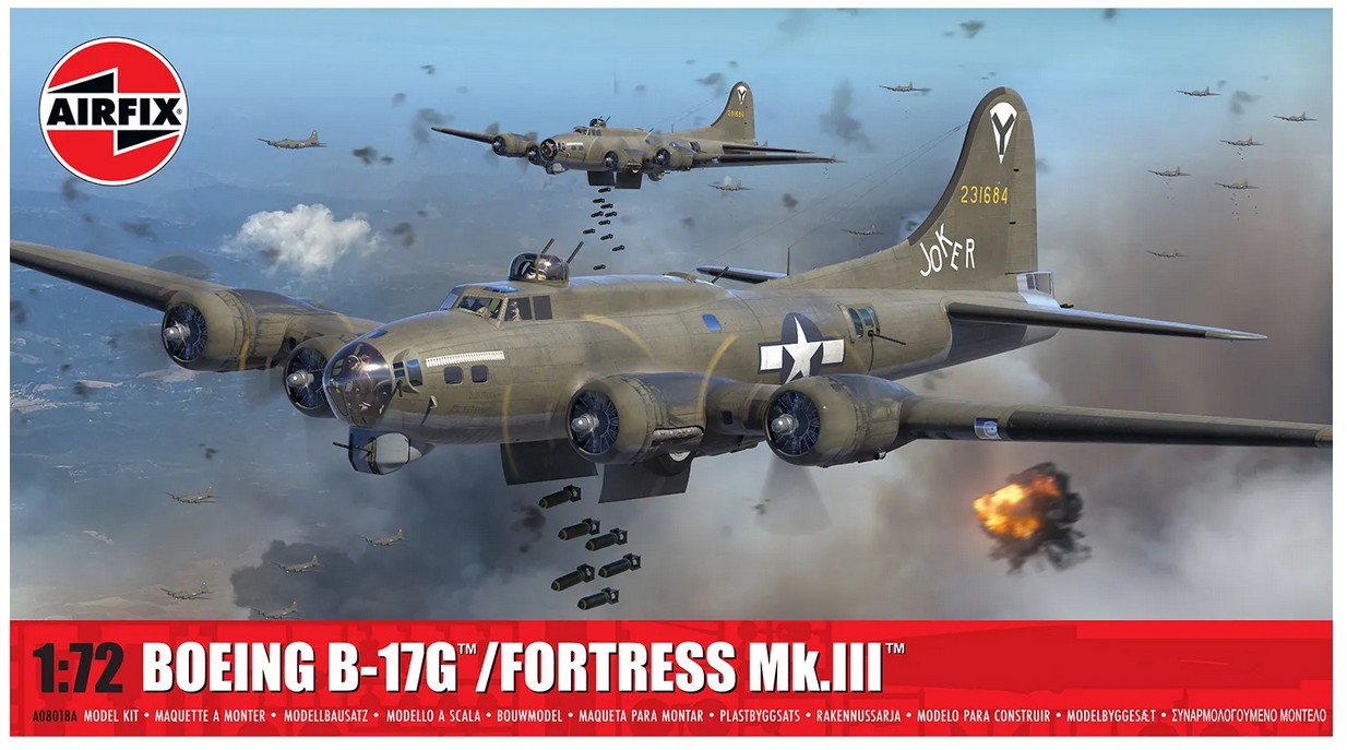 Airfix A08018A Boeing B-17G / Fortress Mk.III 1:72 Bausatz Neu OVP