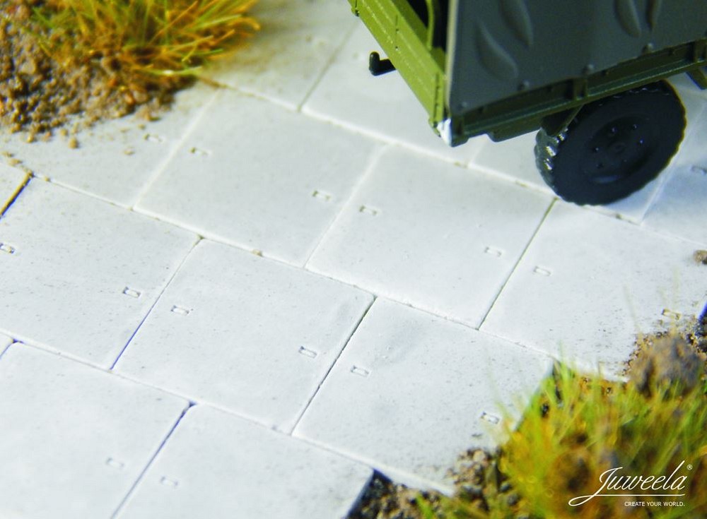 Juweela 21236 Beton Straßenplatten, 140x (Miniatur)