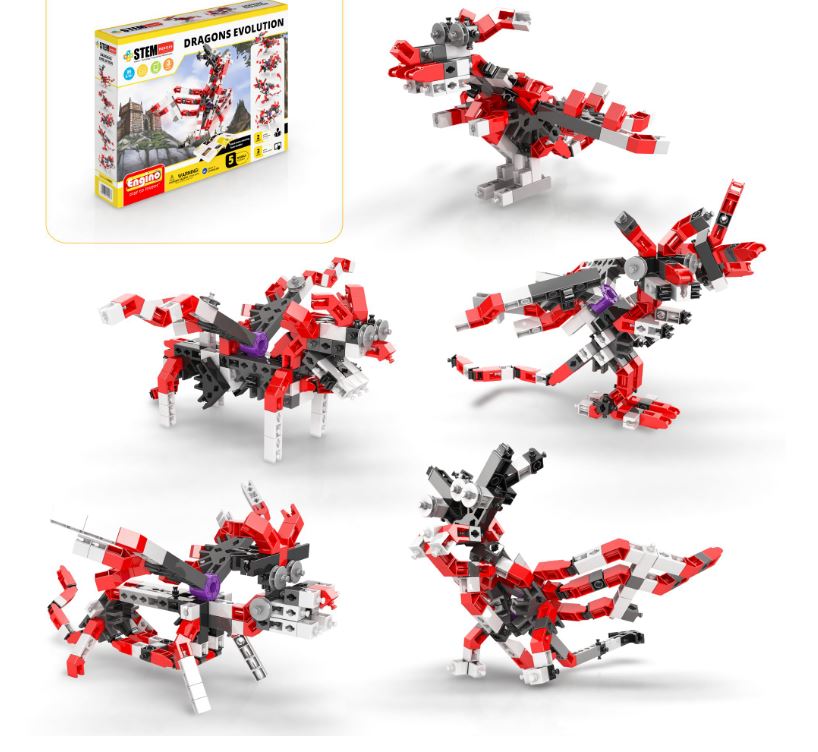 Engino STH41 STEM HEROES Drachenwelt - Bausatz - Neu - OVP