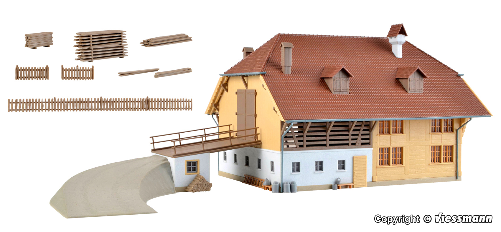 Kibri 38804 Bauernhaus Tannenhof 1:87 Spur H0 Bausatz Neu OVP