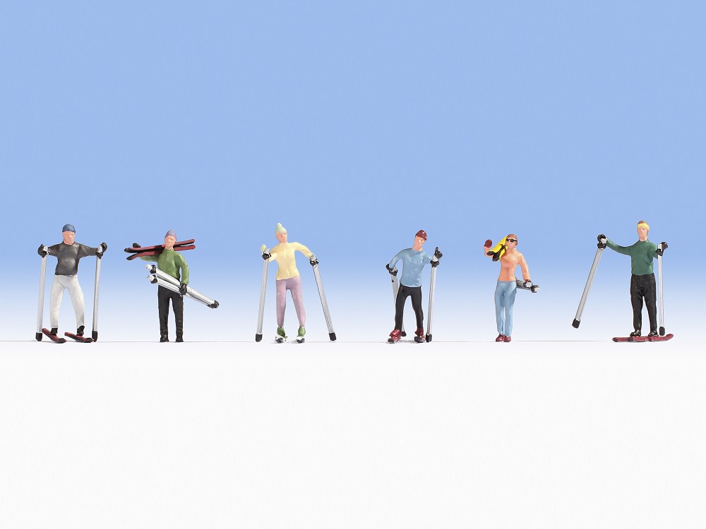 Noch 15827 Skifahrer Spur H0 NEU OVP Figuren