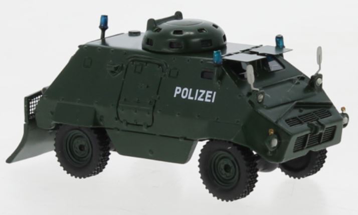 BoS Models 87833 Thyssen UR-416 mit Räumschaufel dunkelgrün 1:87