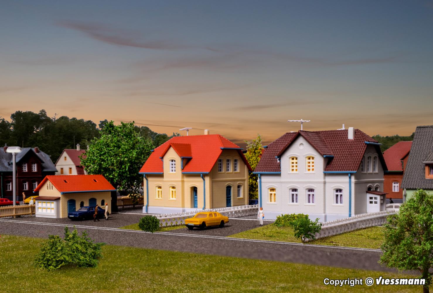 Kibri 36827 Siedlungshaus Ruhrstraße 1:220 Spur Z Bausatz Neu