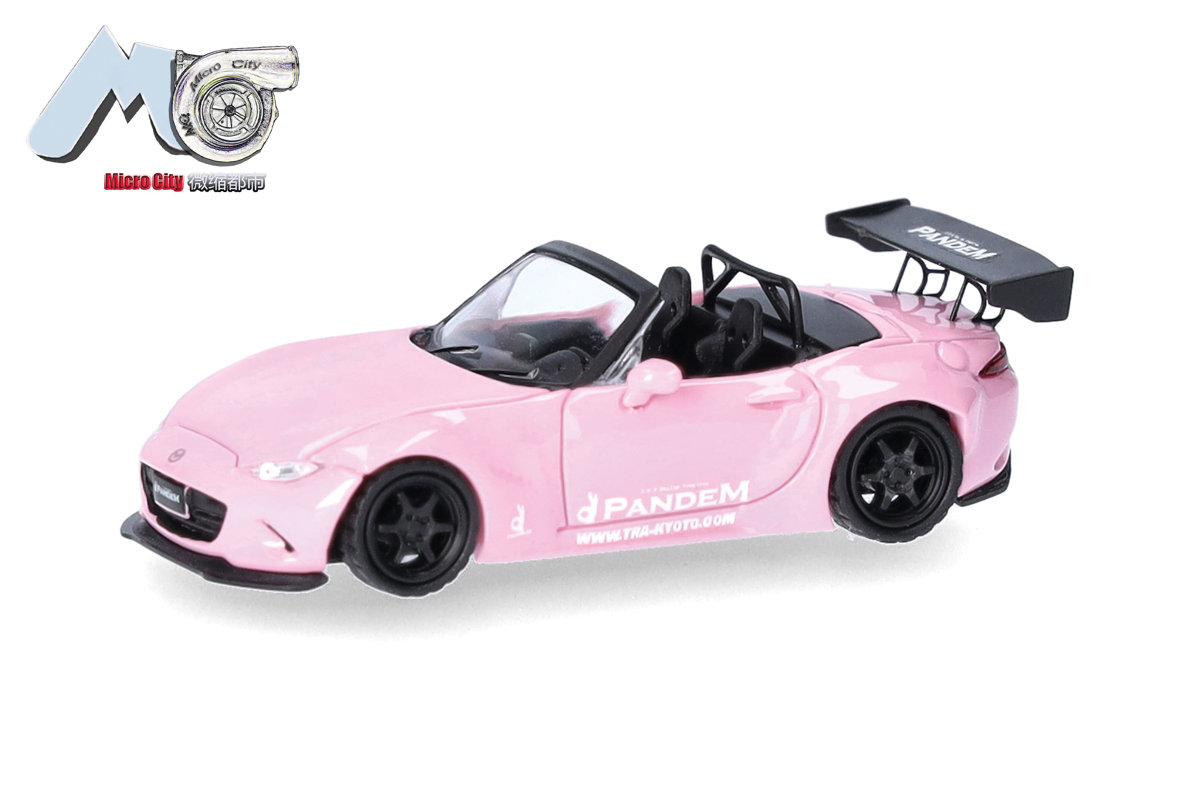 Herpa 87MC000129 Mazda MX-5 Rocket Bunny, rosa